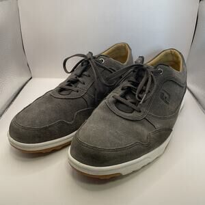 Men’s 11 M FootJoy FJ Golf Casual Suede Shoes 54513 Gray Slate Spikeless Comfort
